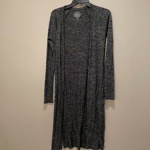 SO Womens Oversized Long Cardigan Sweater almost Shear Wrap.   Like New. sz S